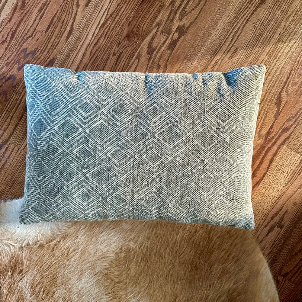 Patterned Designer Lumbar Pillow